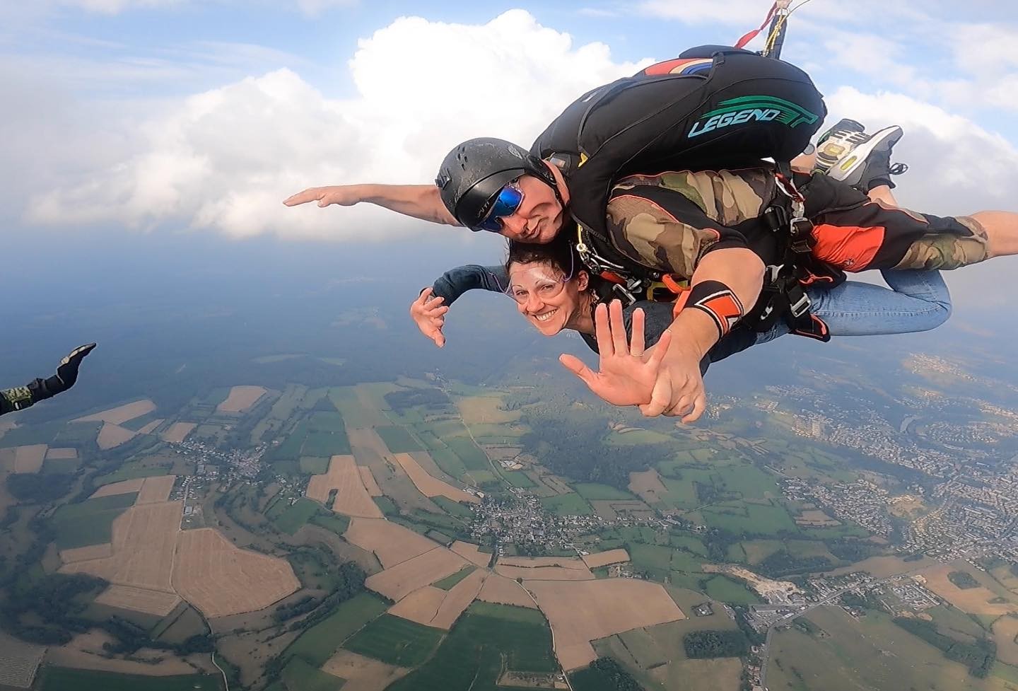 Expe rience tandem en parachute