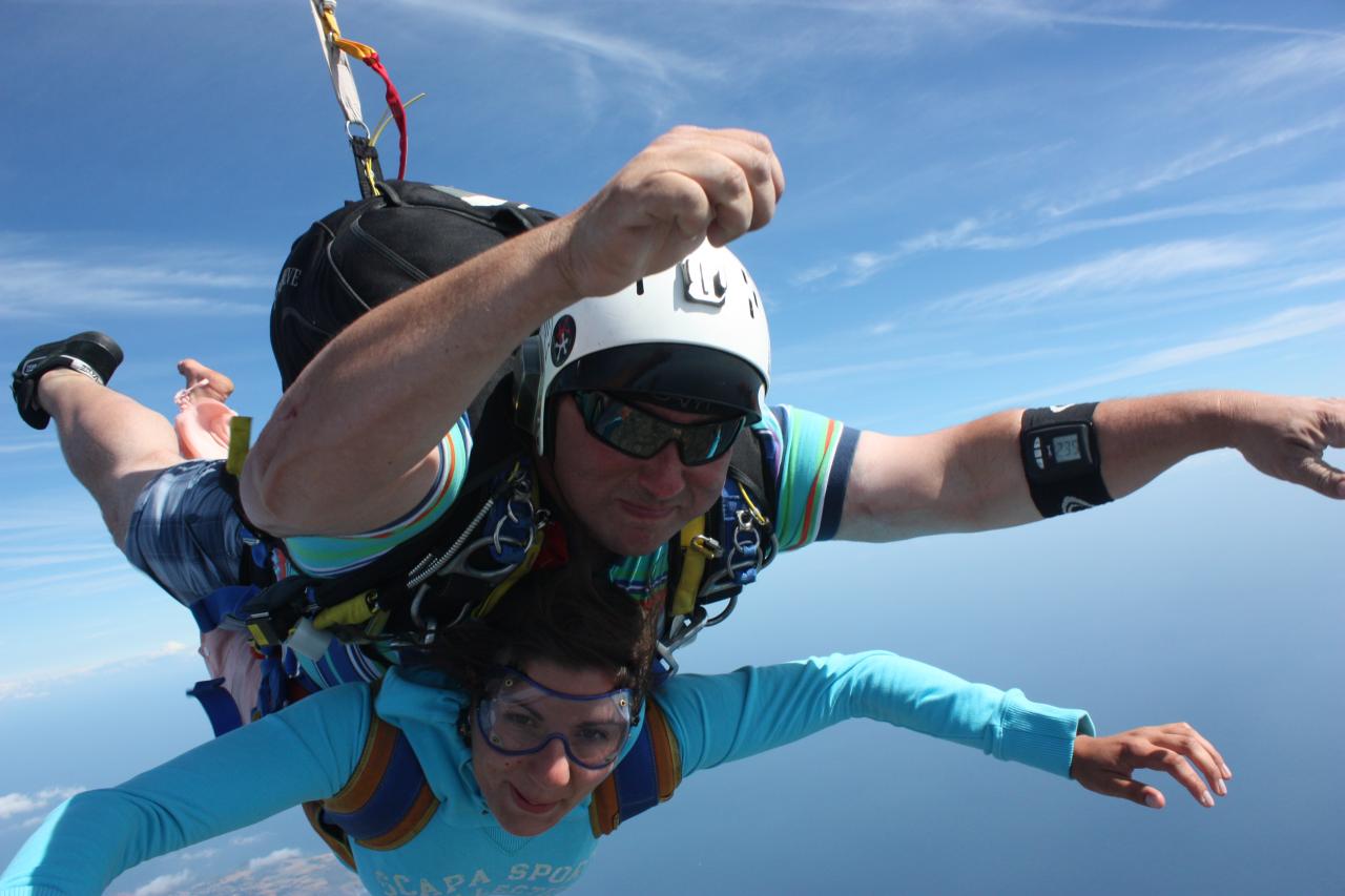 parachute biplace