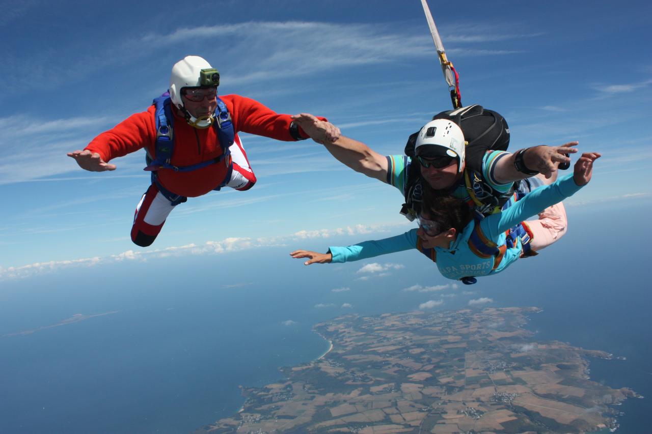 belle ile en mer parachutisme