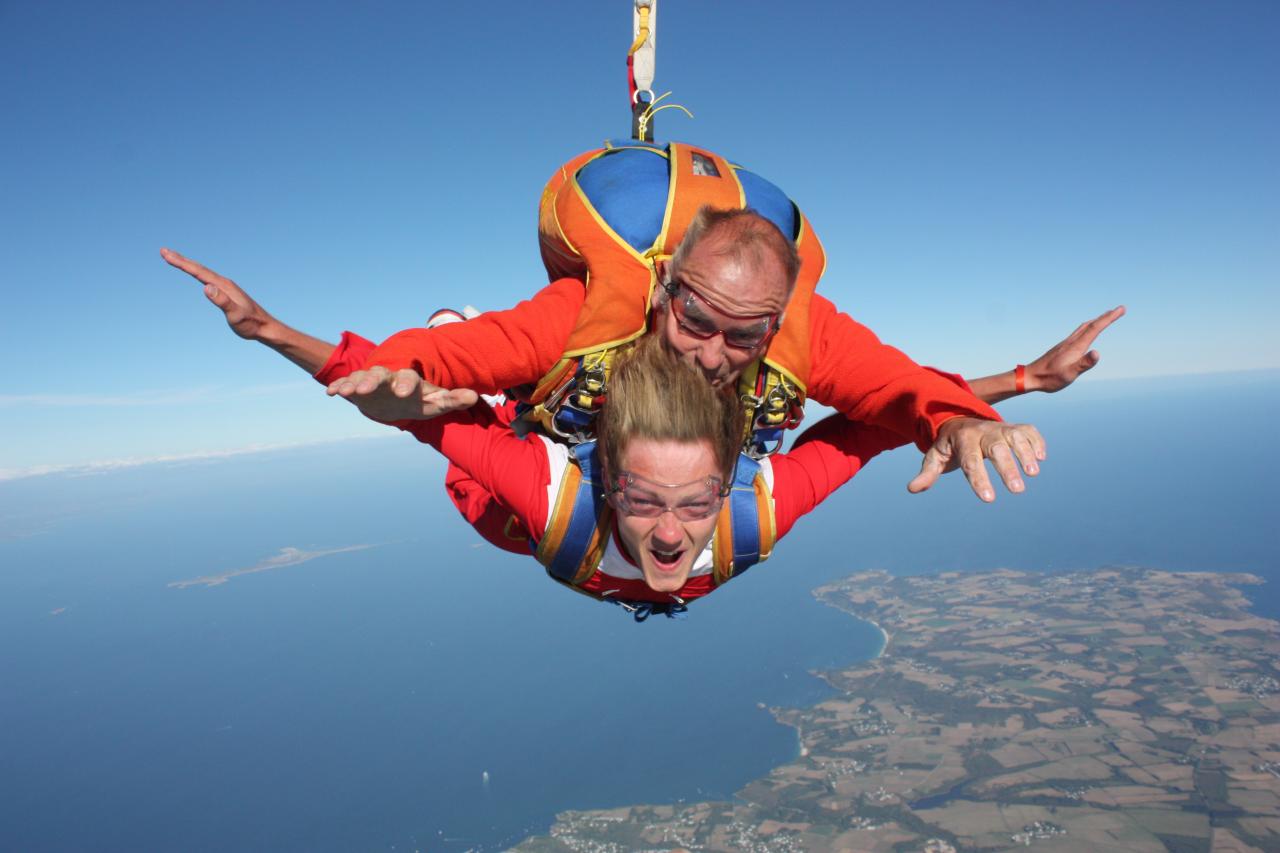 saut en tandem morbihan