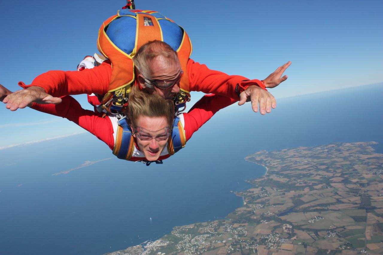 sauter en parachute belle ile