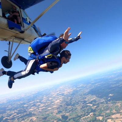 Saut en tandem inoubliable