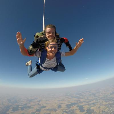 Sauter en parachute somme